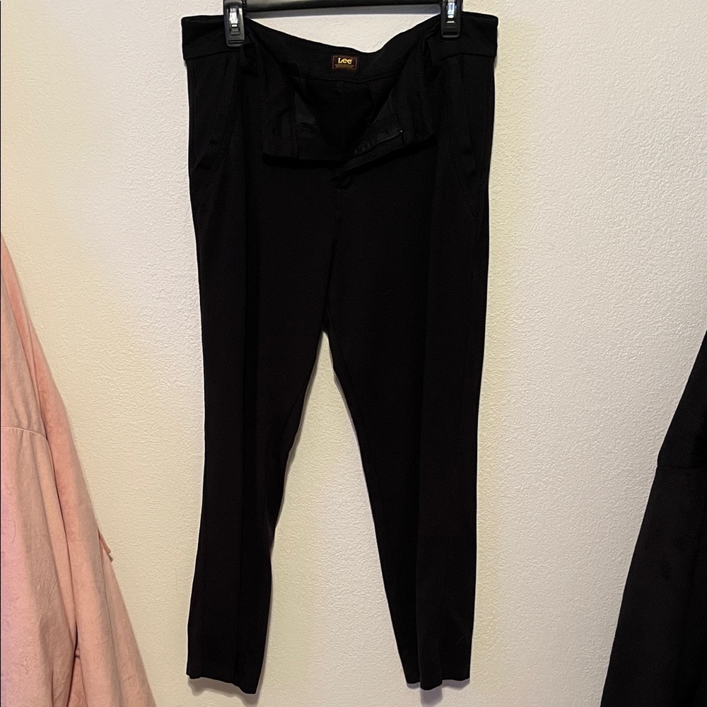 Lee Black Slim Straight Pants